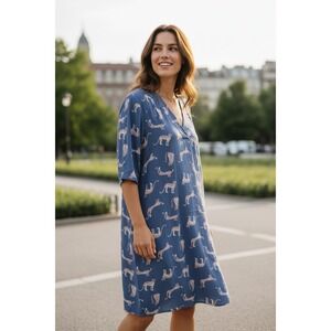 Michelle McDowell Purple Tiger Dress Size Medium